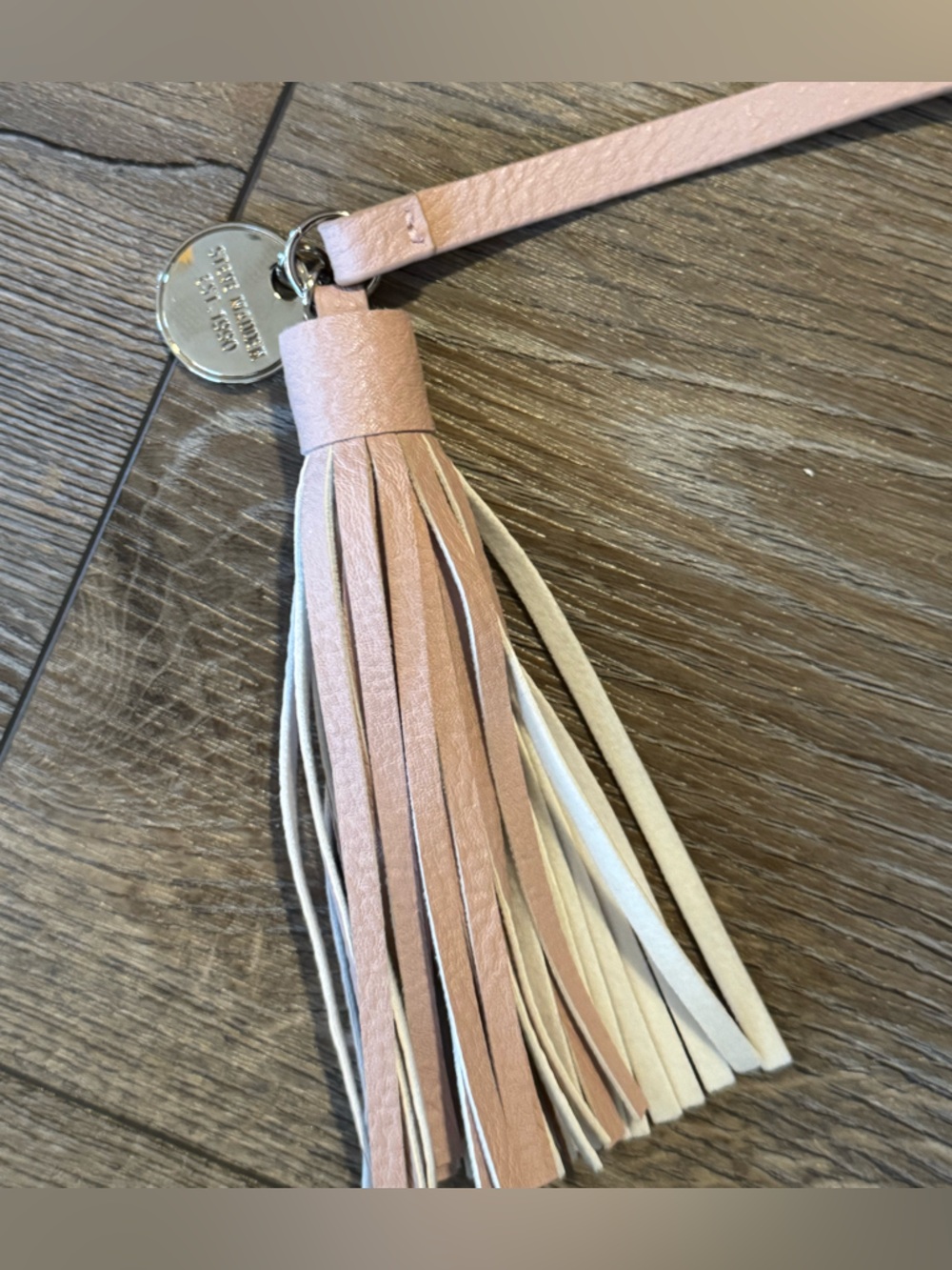 Steve Madden Blush Pink Mini Backpack with Tassel EUC - Picture 7 of 9